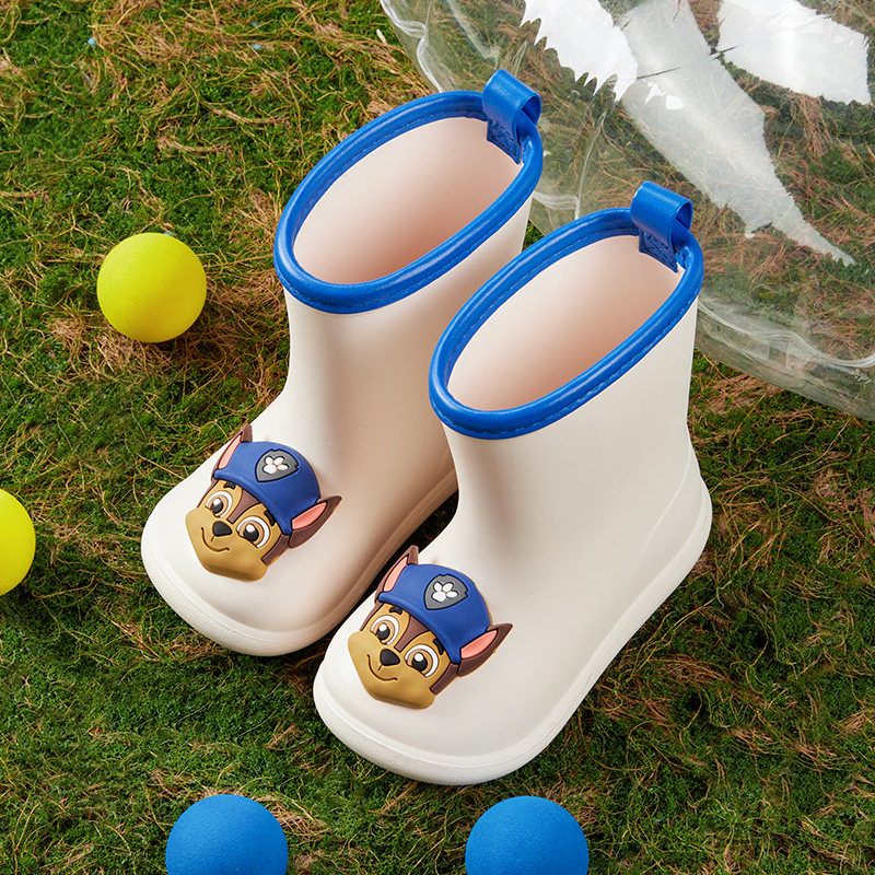 幼儿学生女孩子水鞋防水胶鞋防滑雨靴汪汪队儿童雨鞋男童宝宝小童