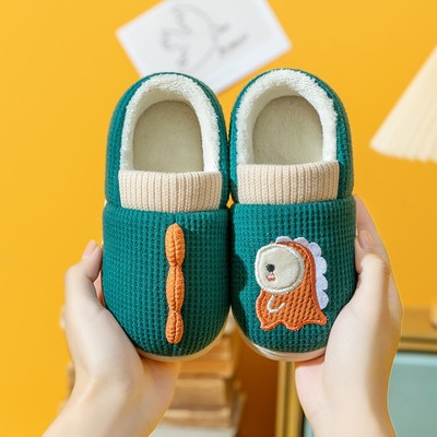 新款冬季儿童棉拖鞋室内防滑家居