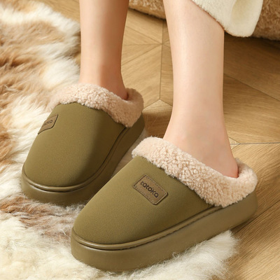 棉拖鞋女冬季保暖居家室内情侣男