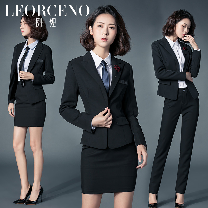 秋冬新款职业装套装女西装时尚气质上班工作服正装大学生面试工装