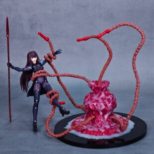 重口味粘液菌毯触手怪手办地台1/12可动机娘figma寿屋道具配件