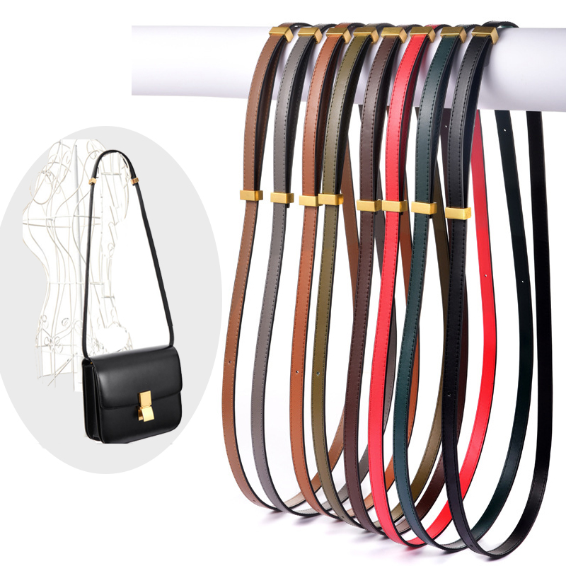 豆腐包box包斜挎带配件带盒子包可调节包带小方包焦糖色包包带子