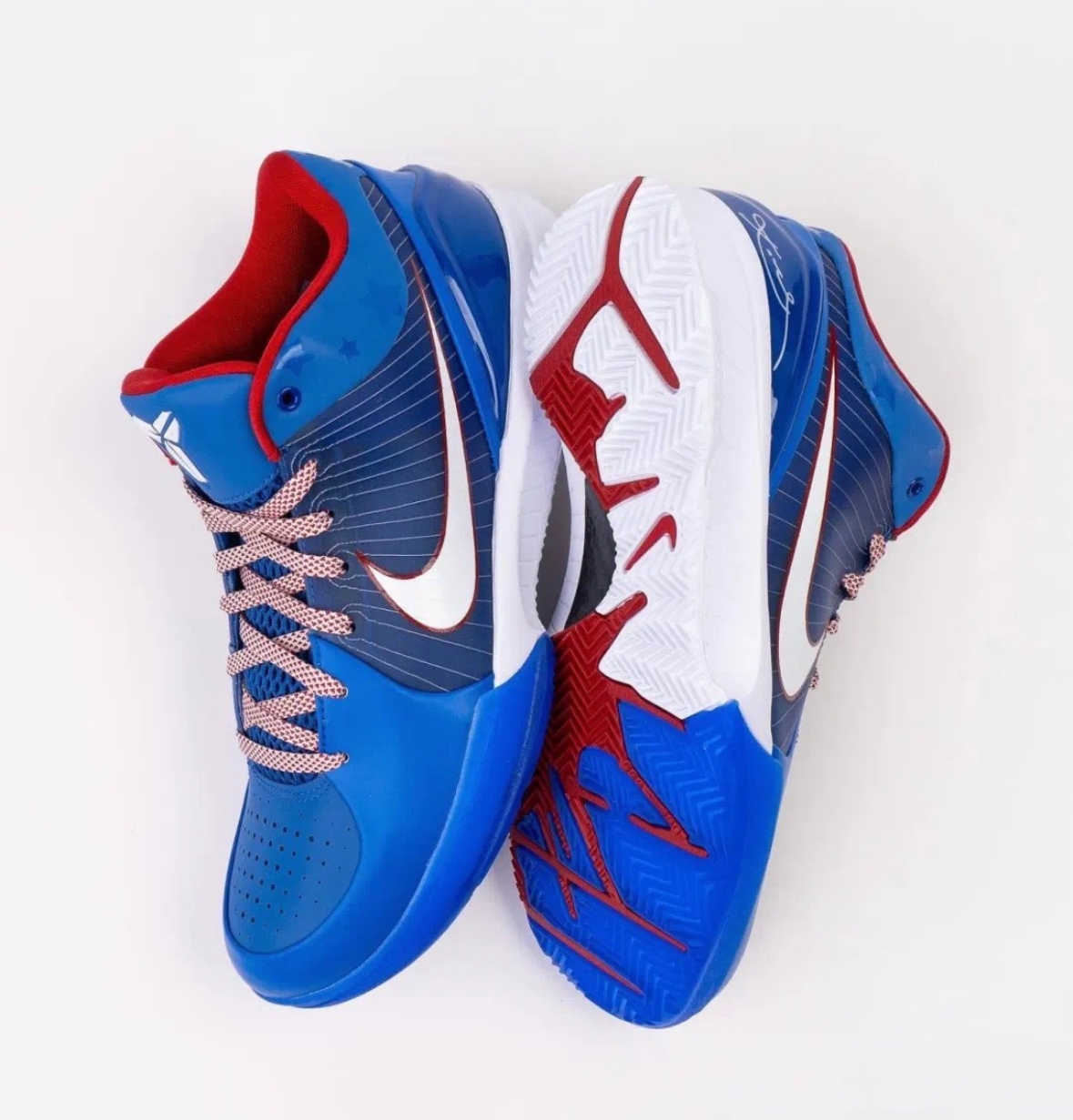 Nike Kobe 4 Protro Philly ZK4科比4白蓝低帮男篮球鞋FQ3545-400-封面