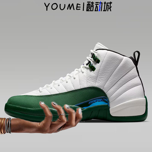 Air Jordan 12 Bucks AJ12白绿雄鹿高帮复古男子篮球鞋CT8013-103