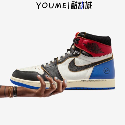 Union x Fragment Design Air Jordan 1 High OG AJ1联名篮球鞋