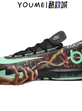 Nike KD6 ALLSTAR 杜兰特6代全明星夜光男子低帮篮球鞋FQ8356-900