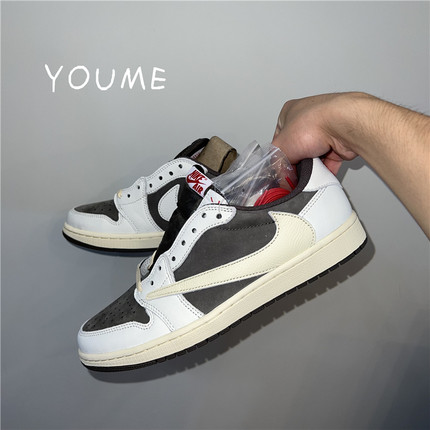 Travis Scott x Air Jordan 1 Low AJ1TS联名摩卡倒钩 DM7866-162