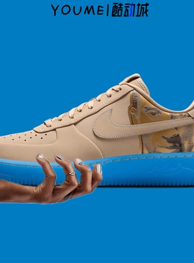 Nike x kobe bryant Air Force 1 科比空军1号联名米蓝低帮板鞋