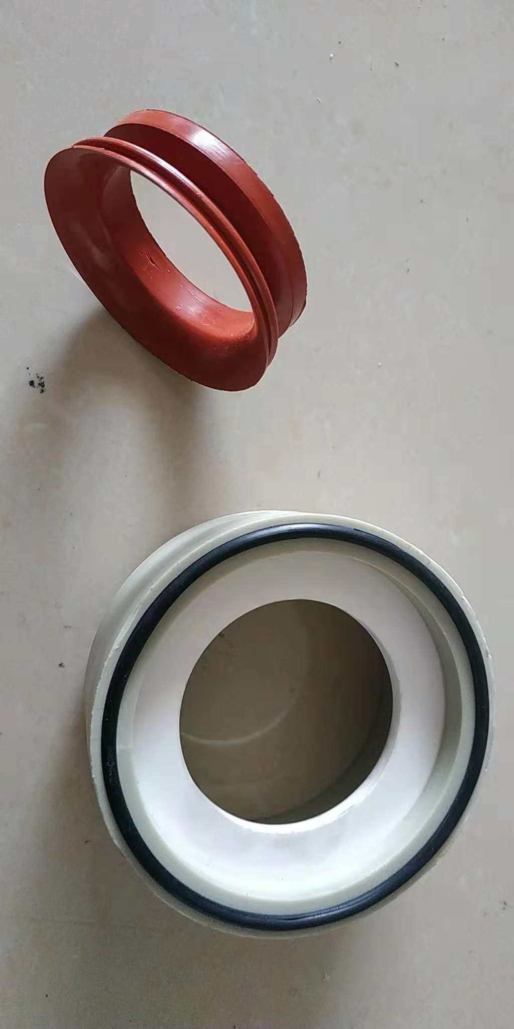 化工耐酸碱立式槽外泵槽内泵密封环陶瓷环座v形液封