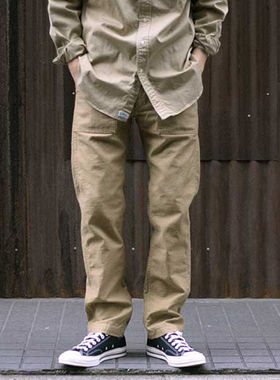 orSlow 四季百搭军裤 美式复古复刻 OG107 色棉缎 旧化纹理更出彩