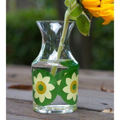 HAVE A GRATEFUL DAY Libbey制造向日性花瓶玄关餐桌卧室百搭花器