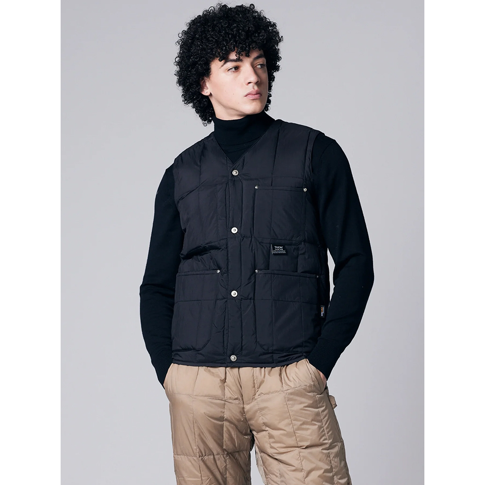 TAION日系轻暖CORDURA工装羽绒背心 解锁冬日层次感 男女马甲