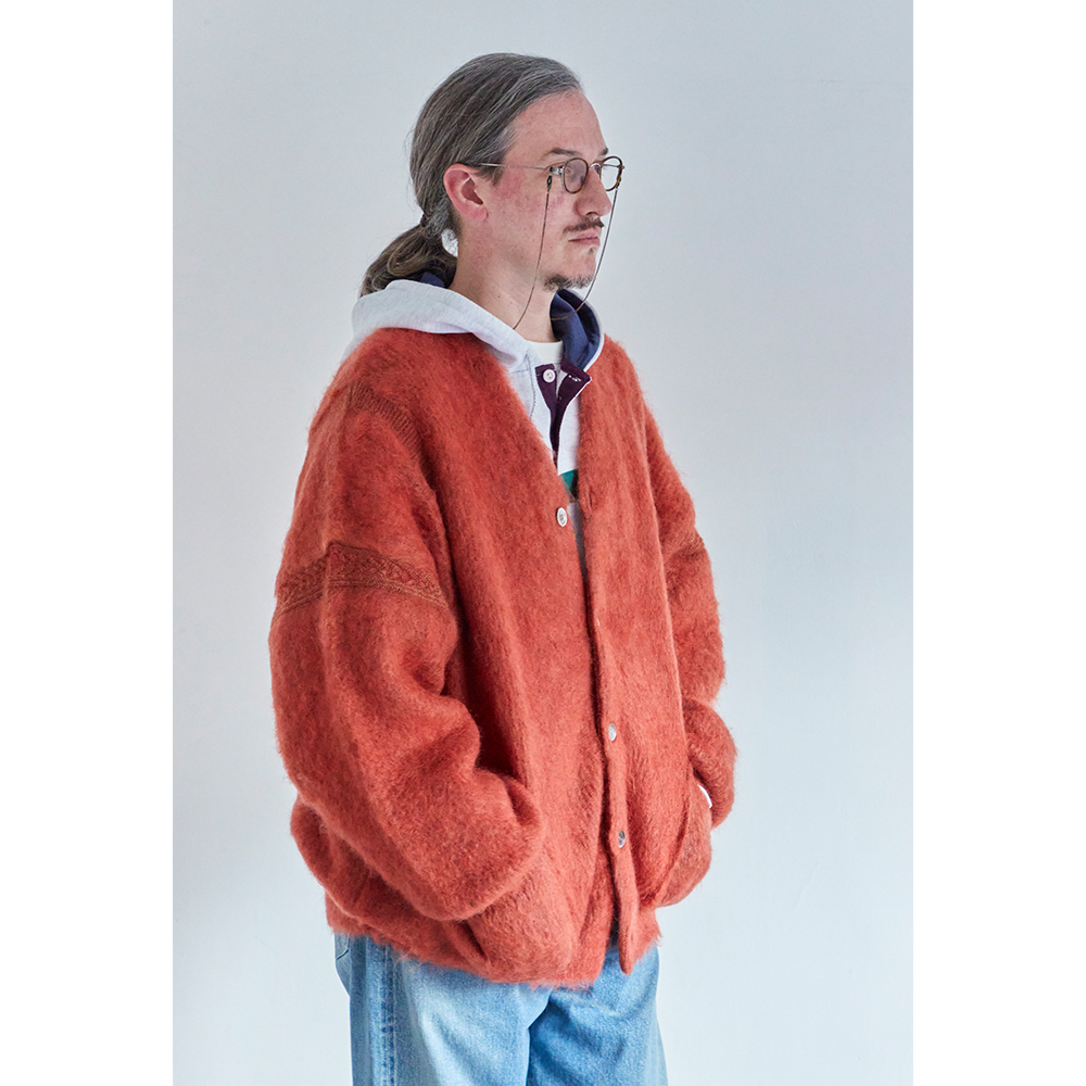 YASHIKI 专注鼎级针织 马海毛 落肩东方宽舒剪裁 男女开衫