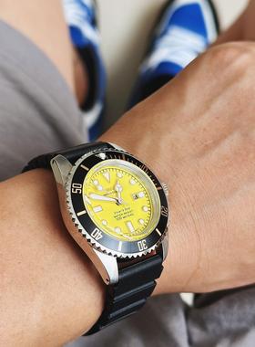 亚洲腕围适宜小表盘 经典元素现代审美 潜水腕表 Vague Watch Co.