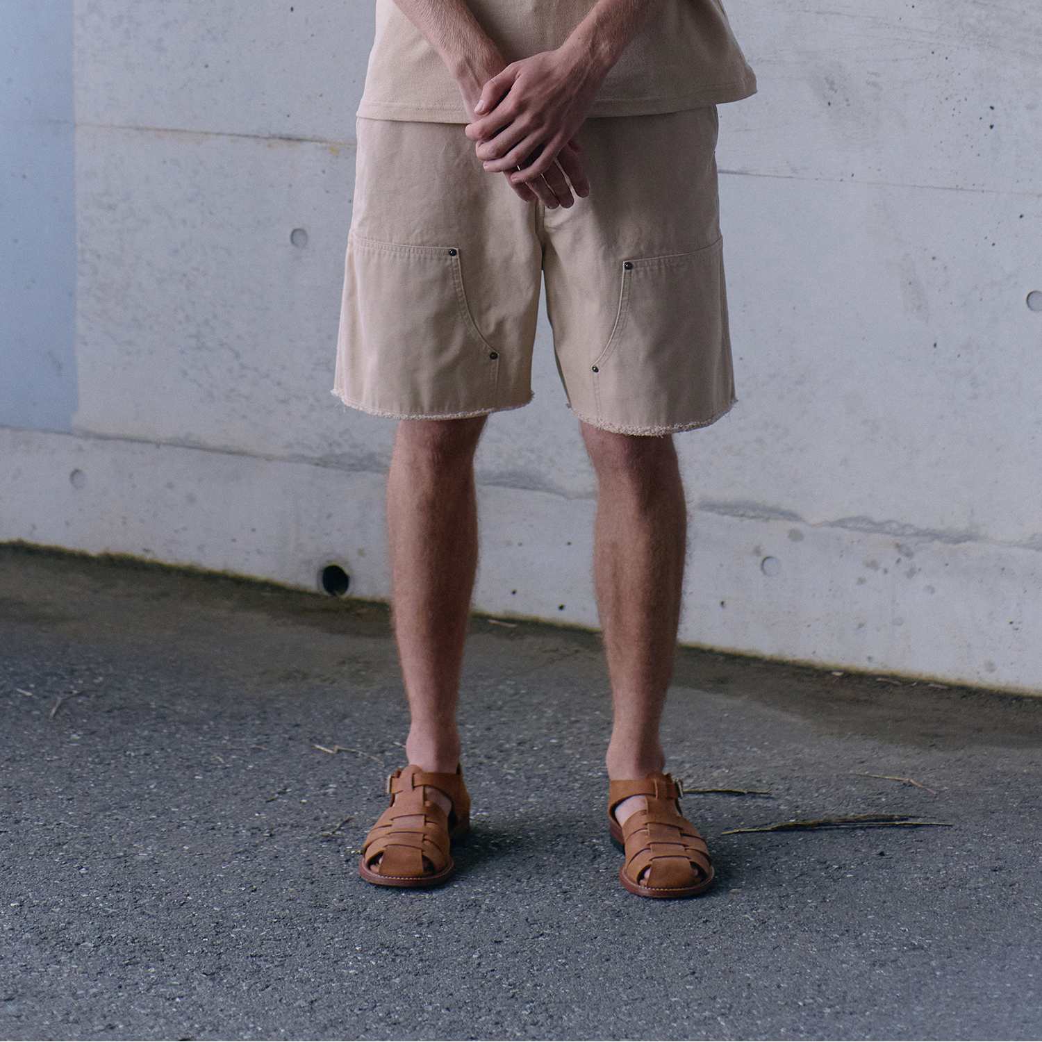 PHIGVEL MAKERS 法式男士凉鞋 日本制作 武骨优雅兼得 PM-SH04