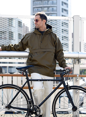 ZANTER 露营骑行日常休闲套头风衣外套 防风雨Ventile面料 MN6903