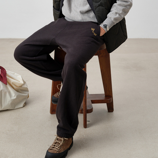 REMOCREVO Sweater pant 复古运动针织抓绒卫裤 OC25PT349