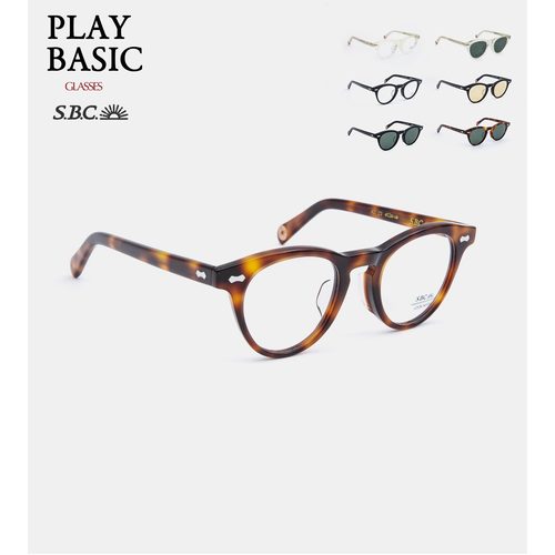 SBC＆LOOKINSIDE合作款全板材限量眼镜框墨镜夹片太阳镜长脸宽脸