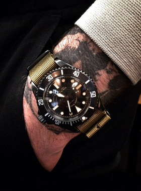 Vague Watch Co.再现70年代经典 手工旧化 潜水腕表 BS-L-001