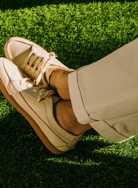 Mattina Copland进口真皮Vibram胶底原创设计师款运动板鞋小白鞋