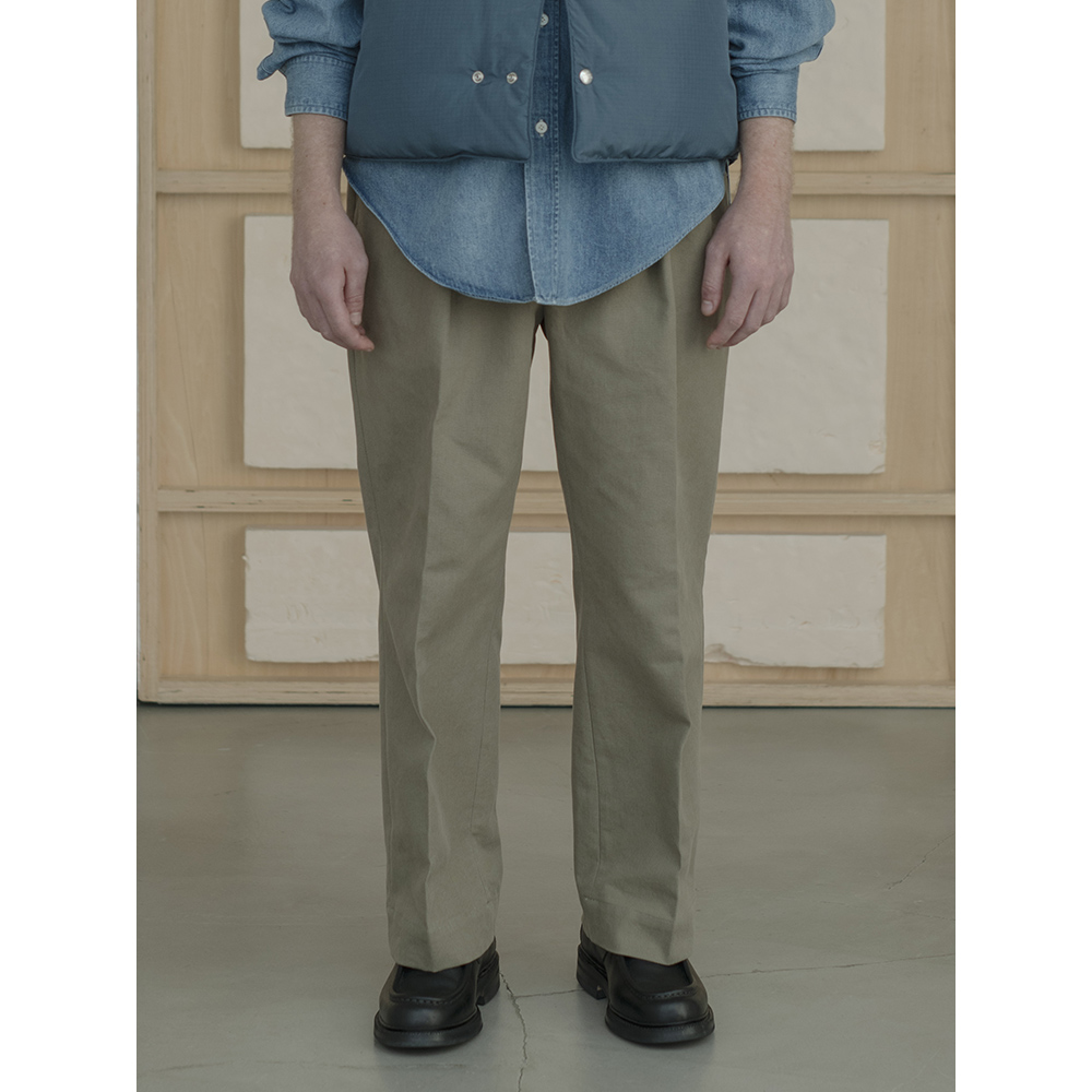 Phigvel Makers 重磅狩猎裤 旧化定染牛津布 男士直筒工装裤