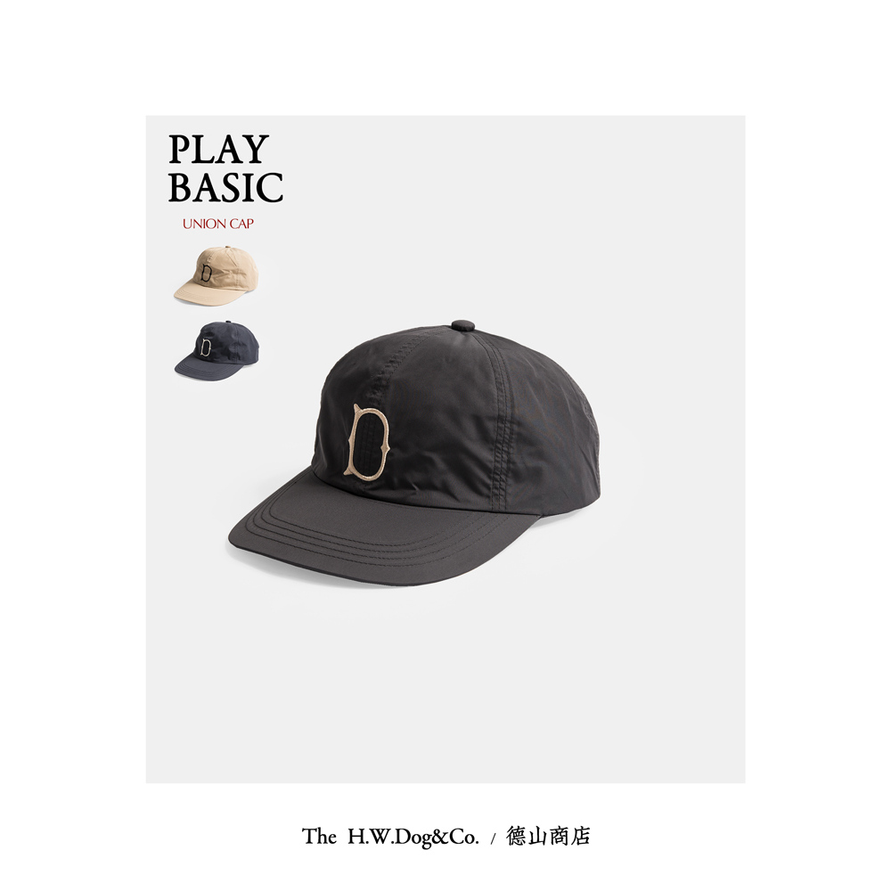 棒球帽THEHWDOGCO字母复古