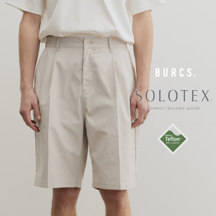 BURCS 都市户外宝藏男裤Solotex挺阔宽松五分短裤gorpcore