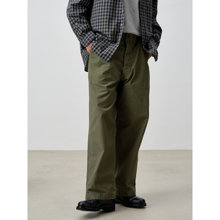 REMOCREVO M-43 Field Trousers 野战军绿裤 军事 高腰复古长裤