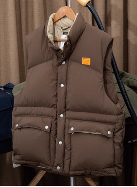 REMOCREVO  X DESHAN STORE联名90年代 山系轻盈羽绒马甲宽短廓形