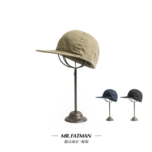 Mr.FATMAN美式机械师帽8盎司丹宁工作帽