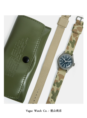 Vague Watch Co.小众复古石英腕表70年代经典军款男女手表 L-001