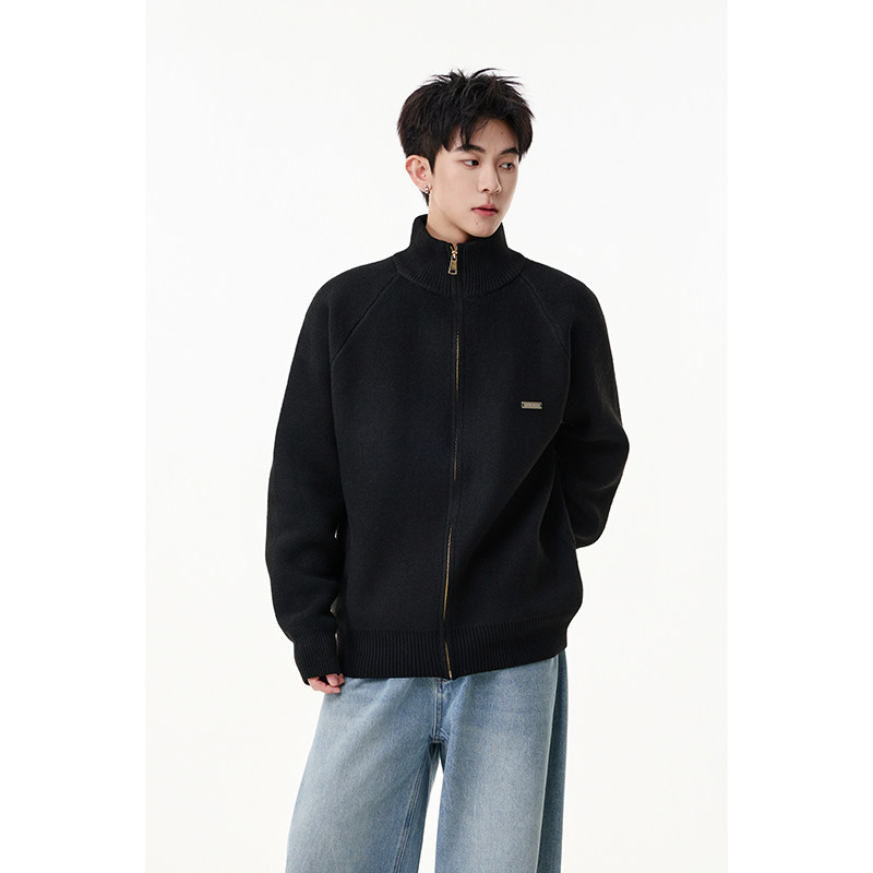 冬装新款开衫毛衣302AM002P75控9820%腈纶70%聚酯纤维10%尼龙,男装针织衫/毛衣,星座302A