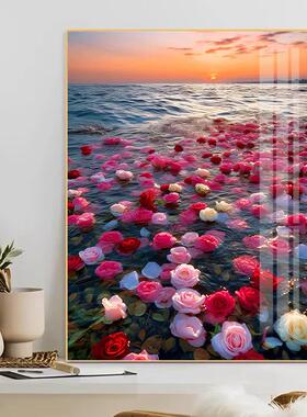 卡通钻石画2025高颜值玫瑰花海手工粘钻十字绣客厅卧室钻自粘花卉