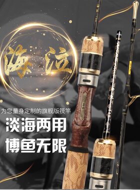 韩国NS海泣 全FUJI筏钓竿微铅竿钓鱼竿碳素高档筏竿一杆4稍伐竿