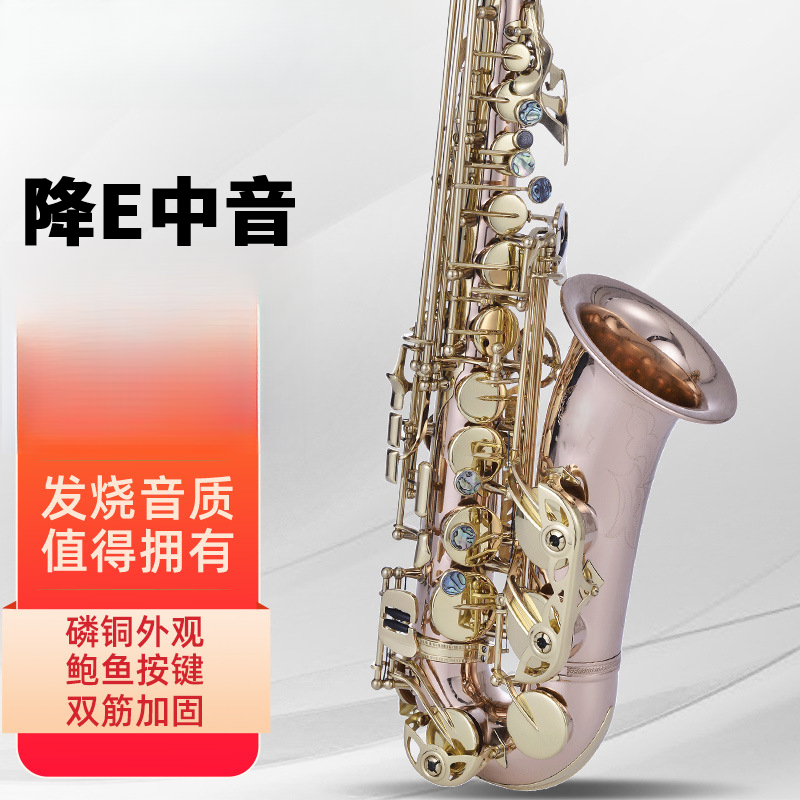 降E调中音萨克斯 管乐器初学者成人学生乐器专业演奏考级推荐