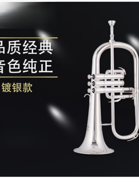 降B调富鲁格号乐器 三立键福鲁格小号乐器短号手掌号专业演奏