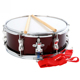 14寸厂家供应13英寸酒红色小军鼓 队鼓学生鼓高档型 双音鼓
