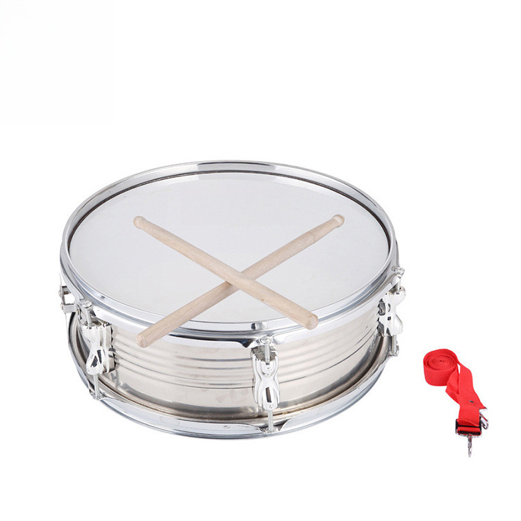 小军鼓3英寸不锈钢13寸鼓号队敲打乐器成人学生少先队小队鼓