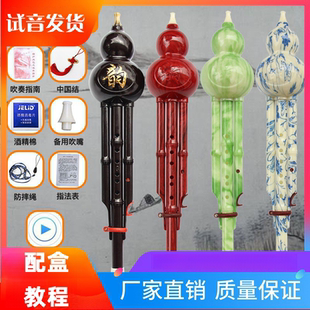 厂家 葫芦丝c调降b调成人儿童初学乐器音准树脂七孔葫芦丝