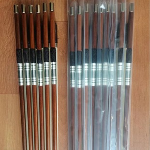 小提琴中级琴弓乌木彩贝尾库蒙古白马尾白铜配件羊皮执手精工细作