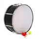 黑色22寸24寸钢压圈大军鼓军乐队大鼓大队鼓少先队大鼓西洋鼓