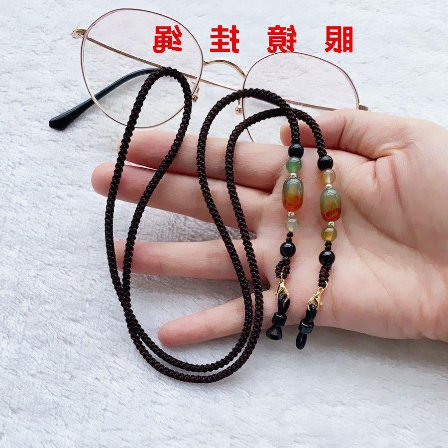 手工眼镜挂链防丢眼镜绳口罩挂链绳旅游老花镜运动眼睛链子挂绳