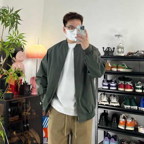 cleanfit简约美式百搭飞行员夹克