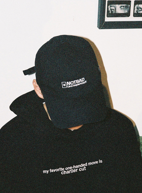 NOTBAD LOGO刺绣鸭舌帽｜花切周边｜ESSENTIALS 基础系列