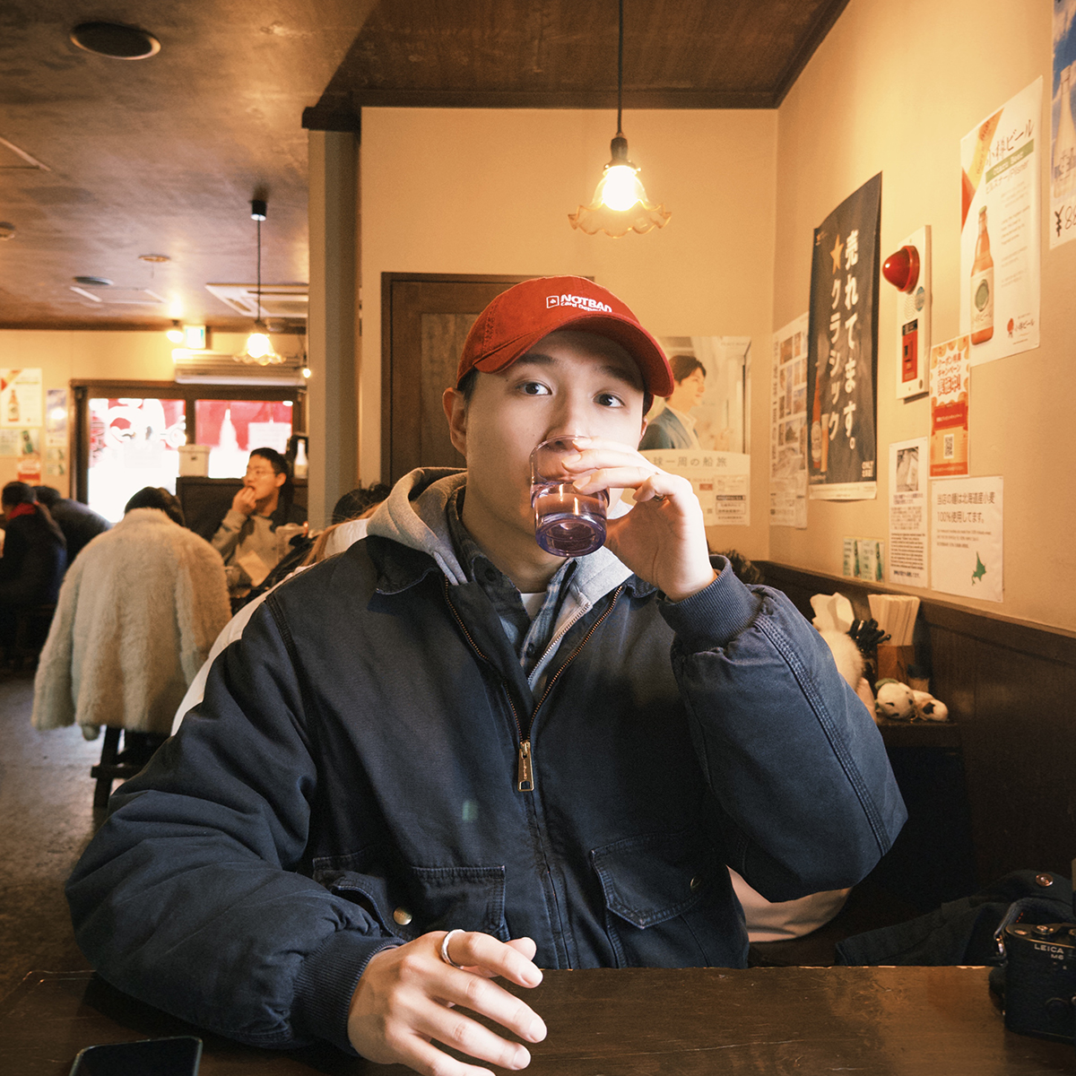 鸭舌帽红色版｜NOTBAD LOGO刺绣花切周边｜ESSENTIALS 基础系列