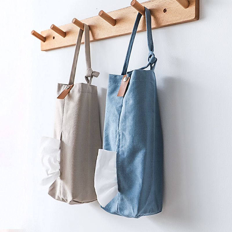 北欧ins客厅帆布纸巾盒简约车载挂式布艺餐巾纸巾套可爱创意家用,收纳整理,纸巾盒,淘宝优惠券,粉丝福利购,淘宝优惠卷