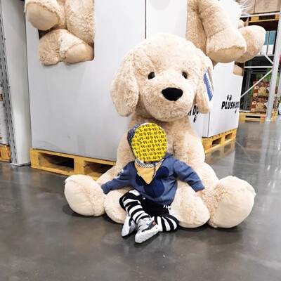 山姆狗狗超大号毛绒玩具