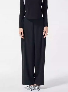 YIJIANGLAN 秋冬新款女休闲阔腿裤显瘦显高时尚百搭YJL24D6892