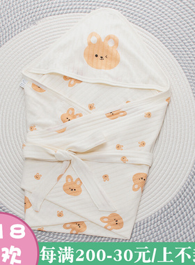 婴儿产房包被新生的二m夏季初生6月78月薄款纯棉a类0一3月婴儿包