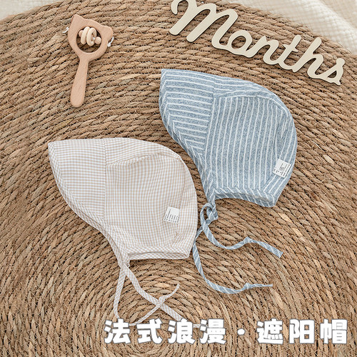 防晒大帽檐薄款宝宝外出防晒帽